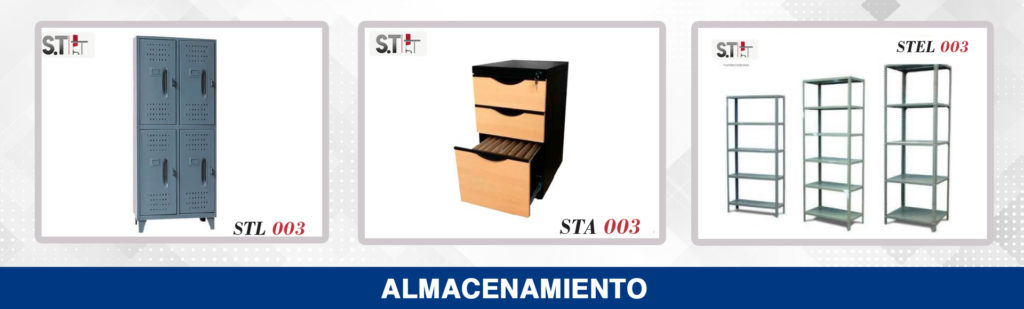 Archivadores para oficina en Cali, metálicos 1, 2, 3, 4, 5 cajones